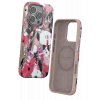 Mey İthalat®   iPhone 16 Pro Flower Series Magsafe Kapak - Pembe