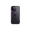 Mey İthalat®   iPhone 16 Pro Kılıf Boyi Silikon Kapak - Derin Mor