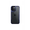 Mey İthalat®   iPhone 16 Pro Kılıf Boyi Silikon Kapak - Lacivert