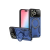 Mey İthalat®   iPhone 16 Pro Kılıf Joy Lens Standlı Kapak - Lacivert