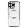 Mey İthalat®   iPhone 16 Pro Kılıf Kross Magneticsafe Kapak - Gümüş