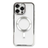 Mey İthalat®   iPhone 16 Pro Kılıf Kross Magneticsafe Kapak - Gümüş