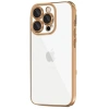 Mey İthalat®   iPhone 16 Pro Kılıf  Lensli Silikon - Desert