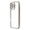 Mey İthalat®   iPhone 16 Pro Kılıf  Lensli Silikon - Titanyum Gri