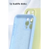 Mey İthalat®   iPhone 16 Pro Kılıf Nano içi Kadife Silikon - Mavi