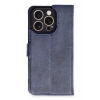Mey İthalat®   iPhone 16 Pro Kılıf Trend S Plus Kapaklı Kılıf - Lacivert