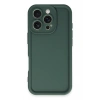 Mey İthalat®   iPhone 16 Pro Kılıf Viera Silikon - Koyu Yeşil