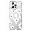 Mey İthalat®   iPhone 16 Pro Max Floral Magsafe Kapak - Beyaz