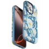 Mey İthalat®   iPhone 16 Pro Max Flower Series Magsafe Kapak - Mavi