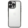 Mey İthalat®   iPhone 16 Pro Max Kılıf  Lensli Silikon - Siyah