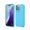 Mey İthalat®   iPhone 16 Pro Max Kılıf Nano içi Kadife Silikon - Mavi