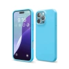 Mey İthalat®   iPhone 16 Pro Max Kılıf Nano içi Kadife Silikon - Mavi