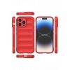 Mey İthalat®   iPhone 16 Pro Max Kılıf Optimum Silikon - Kırmızı