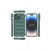Mey İthalat®   iPhone 16 Pro Max Kılıf Optimum Silikon - Koyu Yeşil