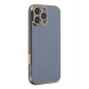 Mey İthalat®   iPhone 16 Pro Max Kılıf Volet Silikon - Mavi