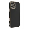 Mey İthalat®   iPhone 16 Pro Max Kılıf Volet Silikon - Siyah