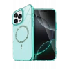 Mey İthalat®   iPhone 16 Pro Max Live Diamond Magsafe Kapak - Yeşil