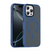 Mey İthalat®   iPhone 16 Pro Max Megane Magsafe Kapak - Lacivert