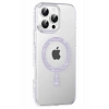 Mey İthalat®   iPhone 16 Pro Max Move Taşlı Magsafe Kapak - Lila