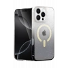 Mey İthalat®   iPhone 16 Pro Max Pummel Shiny Magsafe Kapak - Siyah