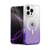 Mey İthalat®   iPhone 16 Pro Pummel Shiny Magsafe Kapak - Mor