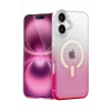 Mey İthalat®   iPhone 16 Pummel Shiny Magsafe Kapak - Pembe