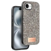 Mey İthalat®   iPhone 16E Bright Simli Kapak - Çöl Titanyum