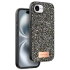 Mey İthalat®   iPhone 16E Bright Simli Kapak - Gümüş
