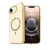 Mey İthalat®   iPhone 16E Live Diamond Magsafe Kapak - Sarı