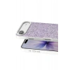 Mey İthalat®   iPhone 17 Air Bright Simli Kapak - Lila
