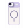 Mey İthalat®   iPhone 17 Air Remim Lensli Magsafe Standlı Kapak - Lila