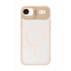 Mey İthalat®   iPhone 17 Air Remim Lensli Magsafe Standlı Kapak - Pembe