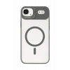 Mey İthalat®   iPhone 17 Air Remim Lensli Magsafe Standlı Kapak - Titan Gri