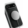 Mey İthalat®   iPhone 17 Air Wonder Deri Magsafe Kapak - Siyah