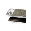 Mey İthalat®   iPhone 17 Pro Bright Simli Kapak - Çöl Titanyum
