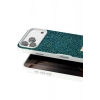 Mey İthalat®   iPhone 17 Pro Bright Simli Kapak - Koyu Yeşil