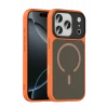 Mey İthalat®   iPhone 17 Pro Max Megane Magsafe Kapak - Turuncu