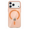 Mey İthalat®   iPhone 17 Pro Max PC Blank Magsafe Kapak - Turuncu