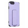 Mey İthalat®   iPhone 6 Kılıf Mega Standlı Silikon - Lila