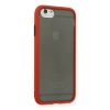 Mey İthalat®   iPhone 6 Kılıf Montreal Silikon Kapak - Kırmızı