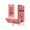 Mey İthalat®   iPhone 6 Kılıf Zuma Kartvizitli Yüzüklü Silikon - Pembe