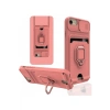 Mey İthalat®   iPhone 6 Kılıf Zuma Kartvizitli Yüzüklü Silikon - Pembe