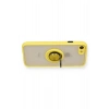 Mey İthalat®   iPhone 7 Kılıf Montreal Yüzüklü Silikon Kapak - Sarı