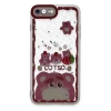 Mey İthalat®   iPhone 7 Kılıf Sweet Desenli Silikon Kapak - Pembe