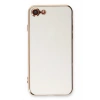 Mey İthalat®   iPhone 7 Kılıf Volet Silikon - Beyaz