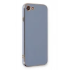Mey İthalat®   iPhone 7 Kılıf Volet Silikon - Mavi