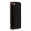 Mey İthalat®   iPhone 7 Kılıf Volet Silikon - Siyah