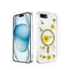 Mey İthalat®   iPhone 7 Plus Kılıf Daisy Simli Magsafe Kapak - Gold