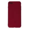 Mey İthalat®   iPhone 7 Plus Kılıf First Silikon - Bordo