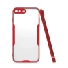Mey İthalat®   iPhone 7 Plus Kılıf Platin Silikon - Kırmızı